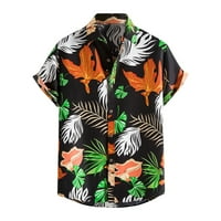 Ткинг модни мъжки ризи пролет и лятна мъжка плажна риза Хавайски къси ръкави ризи ризи за мъже за мъже