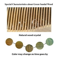 OneDor Ръчно изработен естествени гребени за коса от зелена сандало