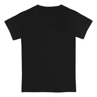 Детско мъничко черно черно Маями Марлинс Космическо еднорог тениска