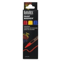 Комплект маркер за боядисване на ликвата, 3-цветове, 30ml буркани, праймери