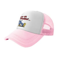 Печат с лого на Keep On Truckin Logo Hat Hat - Mesh Back Caps Pink
