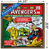 Marvel Comics - Avengers Wall Poster, 22.375 34 Framed