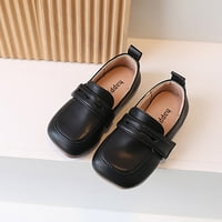 детски ежедневни обувки за момче и момиче с плоско дъно леки меки Високи Токчета за деца размер обувки черни 9.5