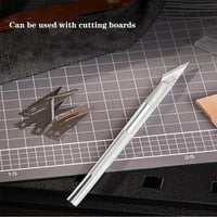 Хоби нож прецизен комплект занаятчийски нож от неръждаема стомана, малък комплект нож за дърворезба, за Направи Си Сам скрапбукинг, шаблон, режещи дръжки и резервни остриета