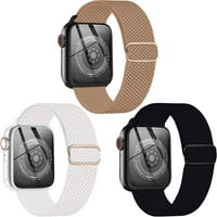 Еластична найлонова лента, съвместима с Apple Watch Band за жени мъже, регулируема еластична каишка Sport Solo Loop за IWatch Series Ultra SE 8 7 6 5 4 3 2 1